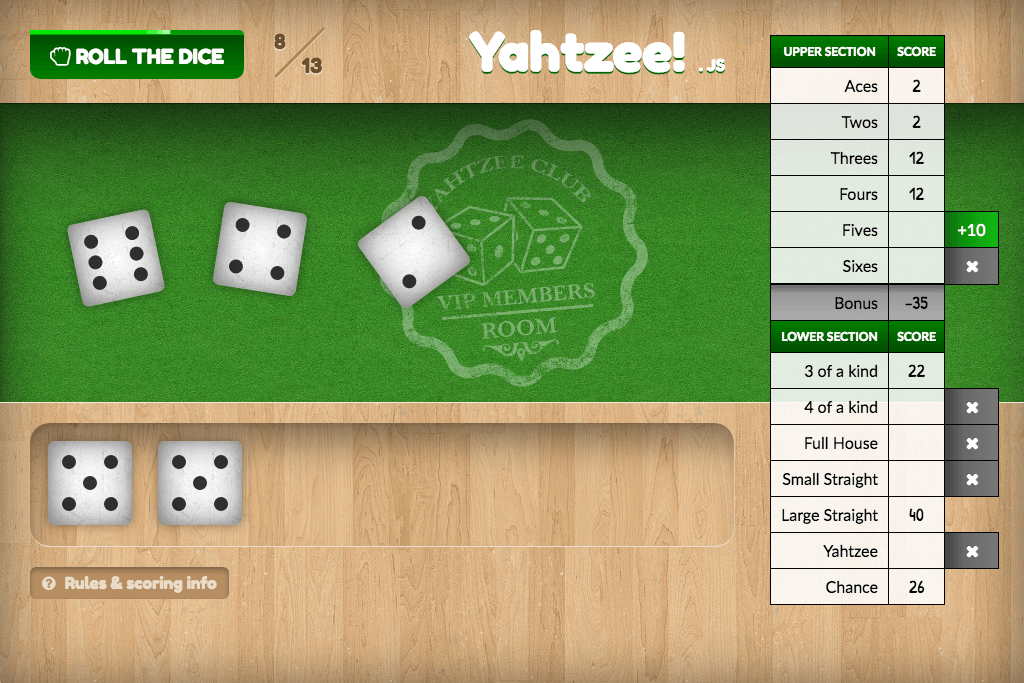 Yahtzee Game logo